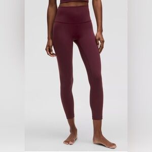 Lululemon High-Rise 25” Garnet size 12